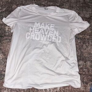 SHEIN White Slogan Tee